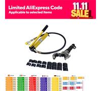 Tubo in acciaio inossidabile con pinza a crimpare idraulica 6T con 9 stampi per pressa in rame V12-28 TH 16-32mm