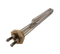 Tubo in acciaio inossidabile da 1 pollice riscaldante testa in rame 220 V/380 V Elemento for caldaia elettrica con foro sonda(260mm 4KW,110V)