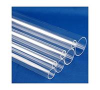 Tubo in acrilico trasparente da 50 cm di lunghezza, for acquari, forniture for irrigazione idroponica, tubo(Inner Dia.63mm)