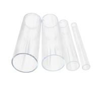 Tubo in acrilico trasparente, Tubo tondo trasparente da 1 pezzo, lunghezza 100 mm, tubo acrilico ID 40 mm-76, diametro esterno materiale PMMA 55/60/65/70/80(80x60 mm)