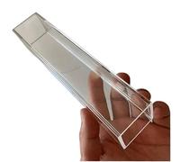 Tubo in acrilico, Tubo quadrato acrilico lunghezza 390 mm, dimensioni multiple(80x80x4mm)