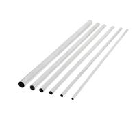 Tubo in alluminio 1 mm di spessore 3-30 mm OD diritto 300 mm 500 mm di lunghezza tubo tondo in lega di alluminio 6063 per fai da te (300 mm, diametro esterno 12 x diametro interno 10 mm)