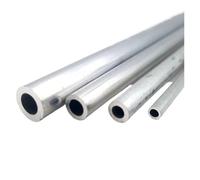 Tubo in alluminio 3 mm di spessore, diametro esterno 10-60 mm, dritto, tondo, lunghezza 300 mm, 500 mm, tubo in lega di alluminio 6063, 1 pz.(500mm,OD 27 x ID 21mm)