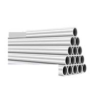 Tubo in alluminio 5,5 mm di spessore 15-62 mm OD diritto 300 mm 500 mm di lunghezza tubo tondo in lega di alluminio 6063 per fai da te (300 mm, diametro esterno 32 x diametro interno 21 mm)