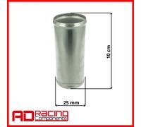 Tubo in alluminio bordato esterno 25 mm L-100 collegamenti manicotto intercooler