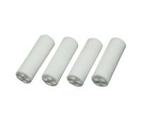 Tubo in ceramica di allumina, Confezione da 100 tubi in ceramica ad alto tenore di allumina con protezione della temperatura for termocoppia a 4 fori interni, diverse dimensioni(10mm)
