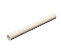 Tubo in ceramica di allumina, Tubi di ceramica allumina e tubi di combustione, confezione da 2, bianchi, diverse misure(400MM*27MM*22MM)