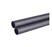 Tubo in fibra di carbonio, 1 pezzo da 100 mm, 3 k, in fibra di carbonio satinata a trama semplice, utilizzato for parti di aeromobili UAV e modelli RC (dimensioni: 30 x 27 x 100 mm)(25X23X100MM)