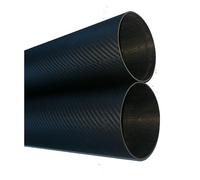 Tubo in fibra di carbonio 3K - Leggero e avvolto in rotolo for droni, modelli RC e progetti fai da te (diametro esterno 32-114 mm, lunghezza 1000 mm)(1pc 90x94x1000mm Matte Twill)