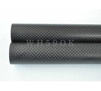 Tubo in fibra di carbonio 3K - Leggero e avvolto in rotolo for droni, modelli RC e progetti fai da te (diametro esterno 32-114 mm, lunghezza 1000 mm)(1pc 30x32x1000mm Matte Plain)