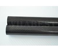 Tubo in fibra di carbonio 3K - Leggero e avvolto in rotolo for droni, modelli RC e progetti fai da te (diametro esterno 32-114 mm, lunghezza 1000 mm)(1pc 25x35x1000mm Glossy Plain)