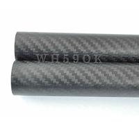 Tubo in fibra di carbonio 3K - Leggero e avvolto in rotolo for droni, modelli RC e progetti fai da te (diametro esterno 32-114 mm, lunghezza 1000 mm)(1pc 96x100x1000mm Matte Twill)