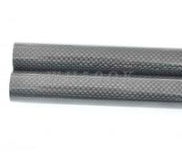 Tubo in fibra di carbonio 3K - Leggero e avvolto in rotolo for droni, modelli RC e progetti fai da te (diametro esterno 32-114 mm, lunghezza 1000 mm)(1pc 48x50x1000mm Glossy Plain)