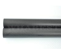Tubo in fibra di carbonio 3K - Leggero e avvolto in rotolo for droni, modelli RC e progetti fai da te (diametro esterno 32-114 mm, lunghezza 1000 mm)(1pc 56x60x1000mm Matte Twill)