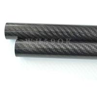 Tubo in fibra di carbonio 3K - Leggero e avvolto in rotolo for droni, modelli RC e progetti fai da te (diametro esterno 32-114 mm, lunghezza 1000 mm)(1pc 30x36x1000mm Glossy Twill)