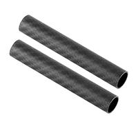 Tubo in fibra di carbonio Barra in in 3K Asta cava Twill Opaco Elevata durezza Tagliabile Drone Quadcopter 500Mm 2 Pezzi 21-23Mm(23Mm*22Mm)