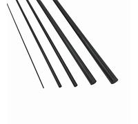 Tubo in fibra di carbonio, Barre in fibra di carbonio confezione da 5 1,2 metri 0,5-8 mm(0.5Mm)