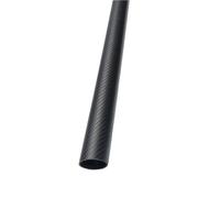 Tubo in fibra di carbonio opaco twill 3K da 500 mm, diametro esterno 4 mm-30 mm, composito ad alta durezza for modello RC(30x26x500mm)