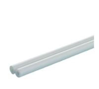Tubo in fibra di vetro, 10 tubi cavi bianchi lunghi 500 mm, tubo rigido rotondo fine, plastica(4X2X500MM)