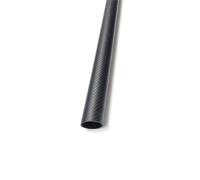 Tubo in fibra di vetro, 2 pezzi tubo in carbonio da 500 mm lunghezza, materiale composito ad alta durezza, tubi opachi in twill 3K, for accessori multi-rotore, in(26x24x500mm)