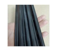 Tubo in fibra di vetro, tubo in, asta in cava in acciaio, lunghezza 500 mm, 10 pezzi, for tubi in nera da giardino domestico(10X4X500MM)