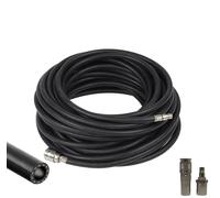 Tubo in gomma 6x14 con rinforzo per aria compressa 20 bar completo di raccordi