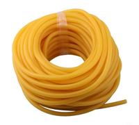 Tubo in gomma naturale in lattice per allenamento e pesca, lunghezza 30 m, diametro esterno 0 88,9 cm, diametro esterno 0 61 cm, regolabile e flessibile (tubo in lattice 6 x 9)