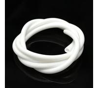 Tubo in gomma siliconica bianca per uso alimentare da 1/5/10 metri ID 0,5 1 2 3 4 5 6 7 8 9 10 12 14 16 18 20 25 mm Tubo flessibile in silicone non tossico-Bianco-10 metri-ID 9 mm x 12 mm OD