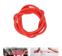 Tubo in lattice naturale, lunghezza 5 m, tubo chirurgico in gomma, diametro interno 1,7 mm, diametro esterno 4,5 mm (rosso)