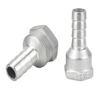 Tubo in pelle a filo femminile in acciaio inossidabile 304 1/4 1/2 (6 8 10 12 15 20 mm)(32mm,1")