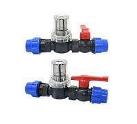 Tubo in polietilene da 25 mm e 32 mm, connettore rapido per rubinetto, valvola dell'acqua, raccordo per tubo flessibile in plastica, per uso agricolo all'aperto (32-A)