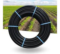 Tubo in Polietilene Diam 20 mm PN6 bassa densità per Irrigazione Orto, Giardino e Serra| Sistemi di acqua |Impianti pluristagionali per colture a pieno campo | Resistente ai raggi UV (400 METRI)
