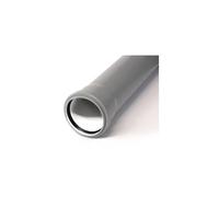 Tubo in polipropilene a 2 bicchieri ad innesto con guarnizione - Diametro 125 - Metri Lineari 2 metri