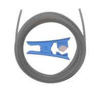 Tubo in PTFE da 5 metri per Bambu Lab serie A1, X1, P1, stampante 3D, diametro interno 2,5 mm x diametro esterno 4 mm, tubo in PTFE con taglierina per serie K1 e serie Ender 3 V3