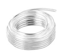 Tubo in PVC 8 mm di diametro interno, lunghezza 12 m, tubo flessibile per acqua trasparente, tubo in plastica ritagliabile per tubo dell'acquario, tubo della benzina, tubo dell'aria, tubo della