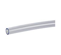 Tubo in PVC, trasparente, Temp. -15 °C fino a 60 °C, tubo ø 33 X 25, PN per breve tempo carico a 20 °C max. 5 bar, lunghezza rotolo 50 m
