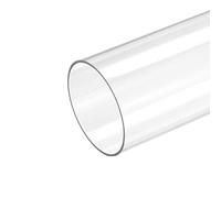 Tubo in PVC, Tubo in plastica Tubo tondo rigido in policarbonato Trasparente 1,5"(37,6mm) ID 1,6"(40mm) OD 9,6" (245mm) Alto impatto (Size : 86mmIDx90mmODx245mm)