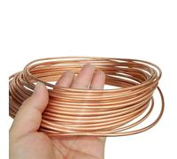 Tubo in rame morbido, bundle in filo di puro al 99,9% Condizionatore d'aria Raffreddamento Artigianato fai-da-te in Bobina diametro esterno 2mm 3mm 4mm 5mm 6mm 8mm 12mm Edifici(2 meter 10mm x 1mm)