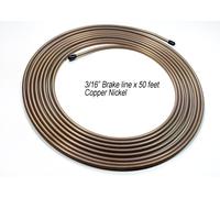 Tubo In Rame Nichel 3/16" (.187 O.D.) - Bobina Piatta - Rotolo - 50 Ft.