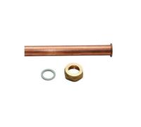 TUBO IN RAME PER CALDAIA DIRITTO CON CALOTTA 3/4 18x180 mm