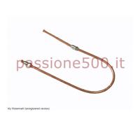 TUBO IN RAME PER LIQUIDO FRENI TRA VASCHETTA OLIO E POMPA FRENO FIAT 500 N