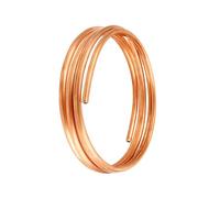 Tubo in rame per refrigerazione, tubo flessibile in rame, tubo in rame cavo senza cuciture, tubo in metallo industriale morbido per aria condizionata e frigorifero (8 x 6 mm)