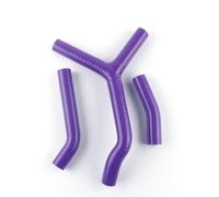 Tubo in silicone 3PCS for 250 300 SX 2001-2006 Moto 2002 2003 2004 2005 Kit Tubo Flessibile Del Liquido di Raffreddamento Del Radiatore Del Silicone Tubo 3PLY 250SX 300SX Accessori moto(PURPLE)