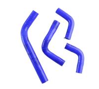 Tubo in silicone, 4 pezzi, per refrigerante in silicone, per 2004-2009, HondaCRF250, CRF250, CRF250X, CRF250R, 3-PLY superiore e inferiore 05 06 07 08, accessorio per moto (blue)