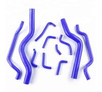 Tubo in silicone for Eclipse Dsm 4G63T 1G 1990-1994 1991 1992 1993 Kit tubi flessibili radiatore refrigerante 11 pezzi 10 colori(Blue)
