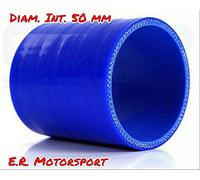 Tubo in silicone manicotto per giunzione Blu 3 strati diametro interno 50 mm