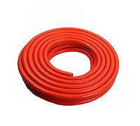 Tubo in silicone, tubo flessibile trasparente in gomma, condotto reticolato a scacchi for riscaldatore, 3,3 piedi / 1 m(25 * 35mm(red))