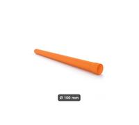 Tubo in superplastica arancione Ø 100 mm x 2 mt