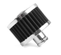 Tubo Induzione di Aspirazione Auto Automobile Filtro Di Sfiato Aria Conico Mini Universale Da 23 Mm Per Carter Motore(Nero)