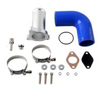 Tubo Induzione di Aspirazione Auto Automobile Kit Adattatore Per VW Per Golf 1.9 TDI PD130 E PD150 Con Gomito In Silicone(D'argento)
